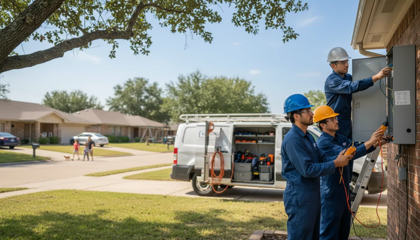 Certified electrician providing emergency electrical services in Hunters, WA